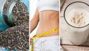 A Delicious and Filling Pear, Chia and Oat Smoothie for Weight Loss