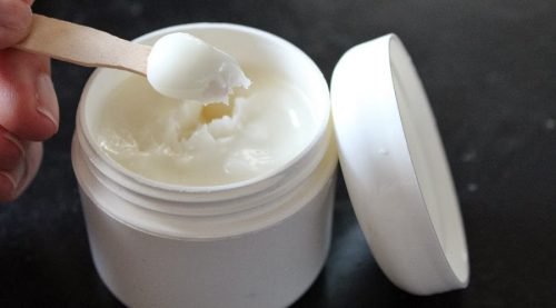 Some natural deodorants are made of coconut oil