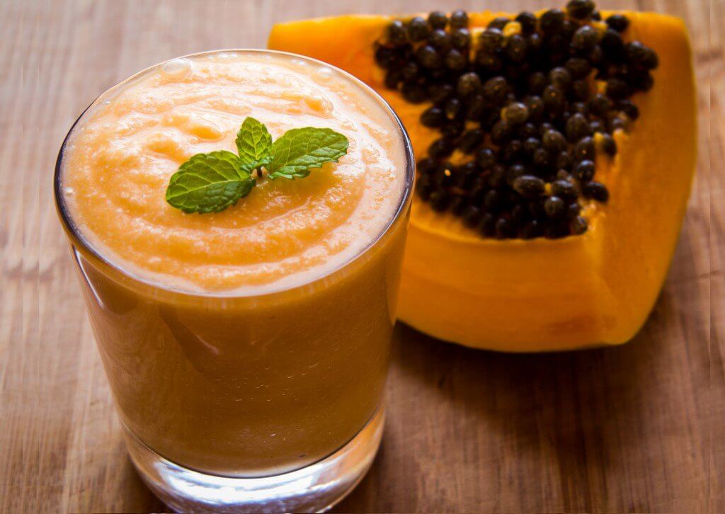 Papaya detox drink