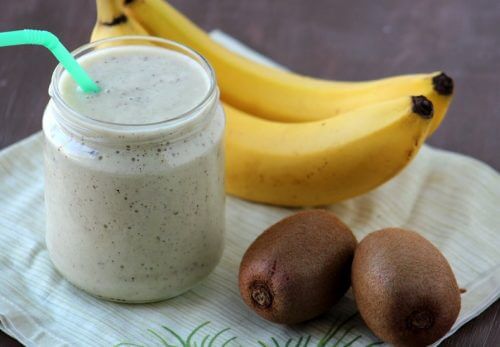 banana kiwi smoothie to prevent muscle cramps