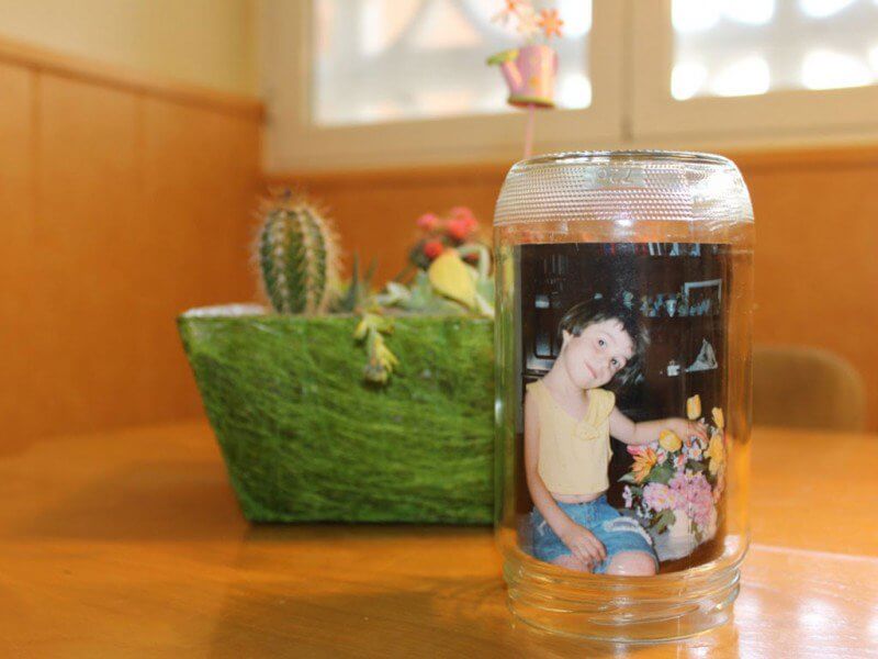 Picture frames from bottles