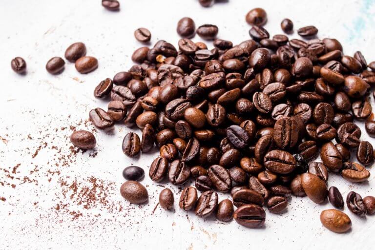 Face masks with coffee.