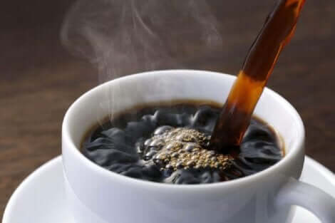 A cup of coffee.