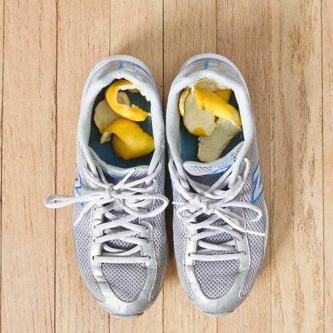 Stinky Shoes with lemon
