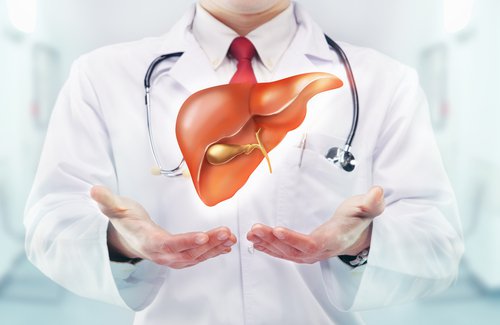 Your liver's temperature tends to go down when it is in a weakened state