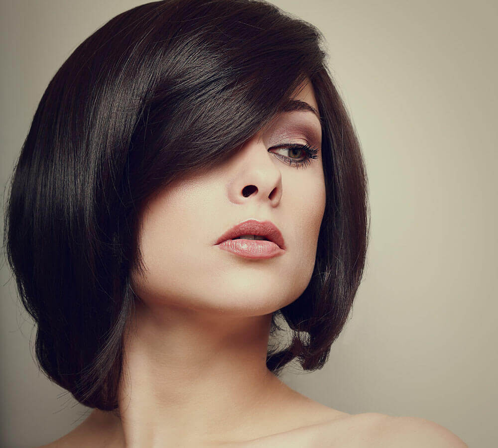 Kvinde med pandehaar