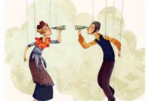 couple looking at each other