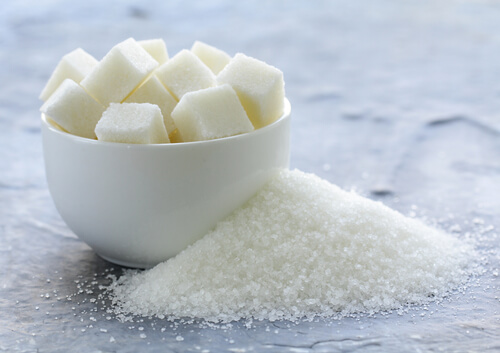 Sugar scrub with almond oil