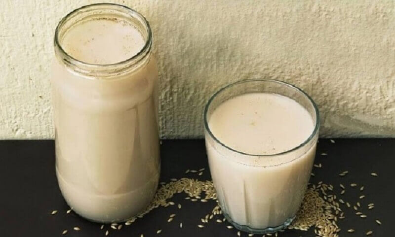 Canary seed milk