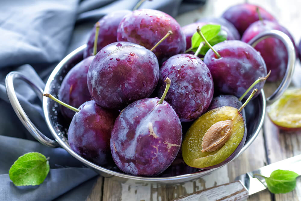 Relieve constipation with plums
