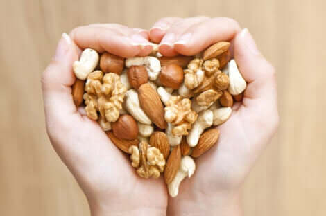 A handful of nuts.