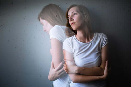 A woman with anxiety.