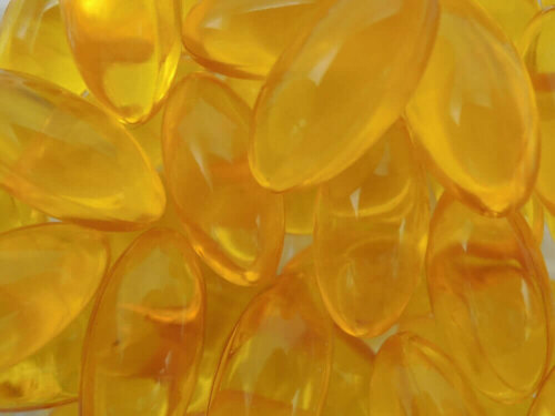 Some Vitamin E capsules.