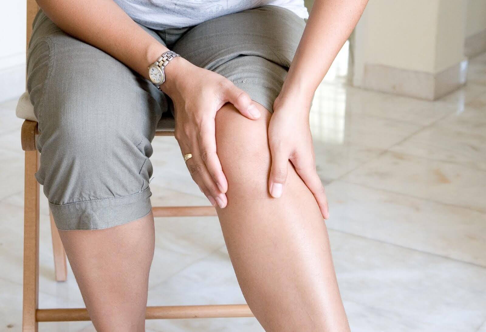 A person with joint pain.