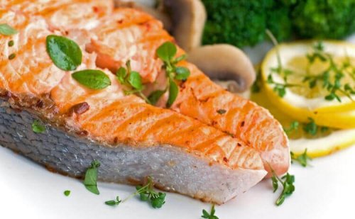 Baked salmon