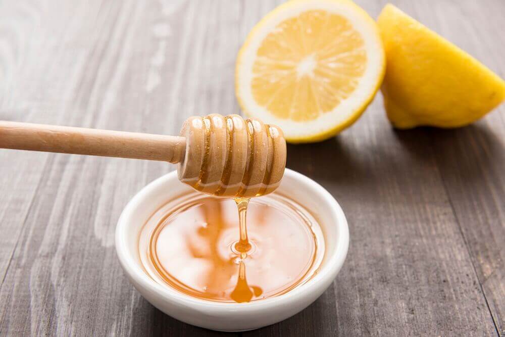 Lemon juice and honey
