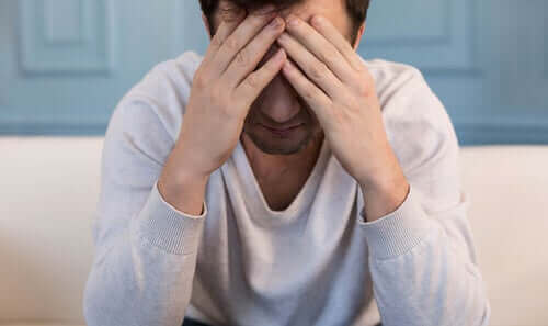 A man with intestinal problems.