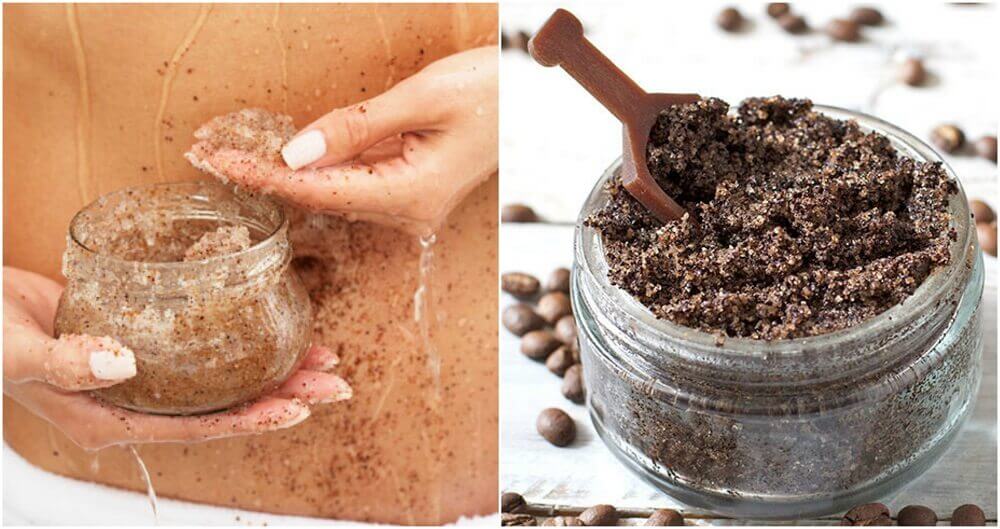 Make a Scrub for Stretch Marks with Coffee and Coconut Oil