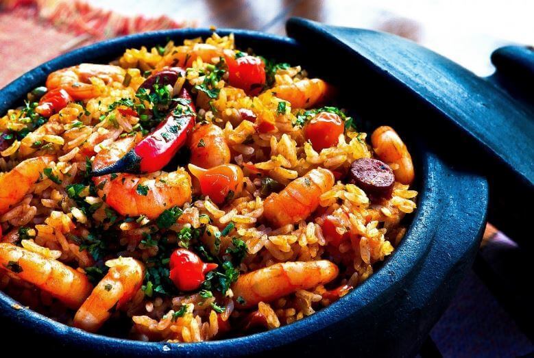 Chinese Rice with Shrimp