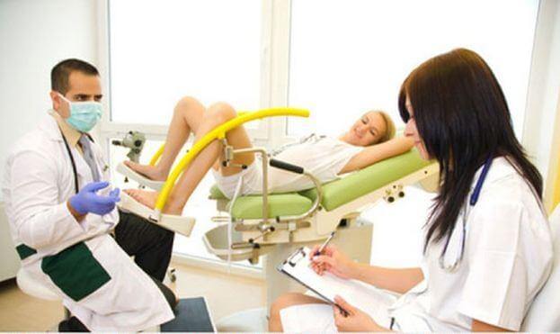 Getting ready for a pap smear