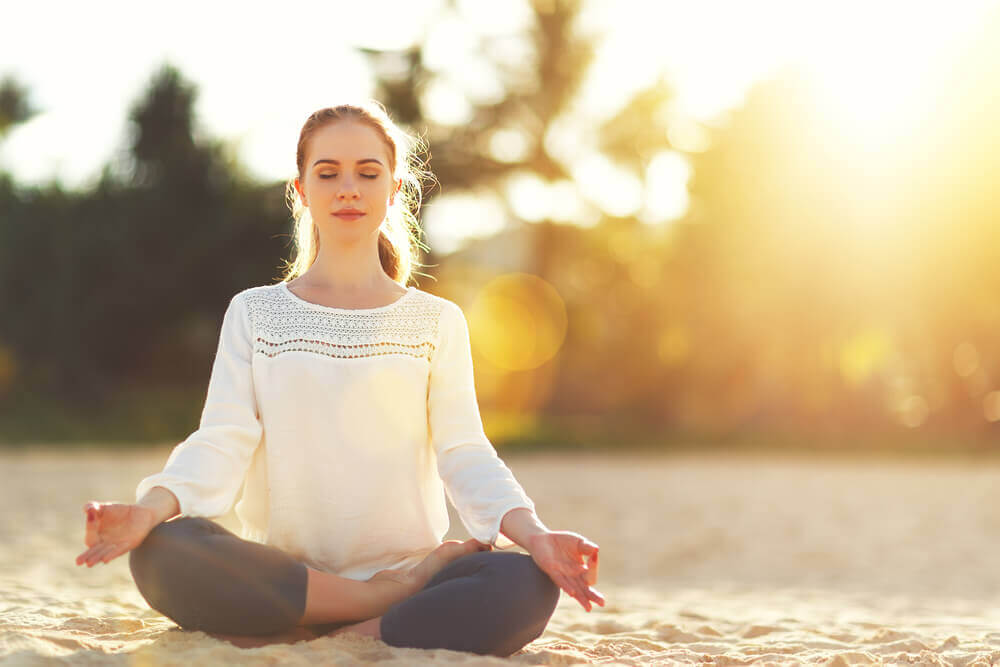 Meditate and seek calm