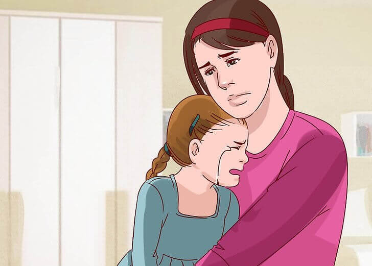 Sad Mother and Daughter