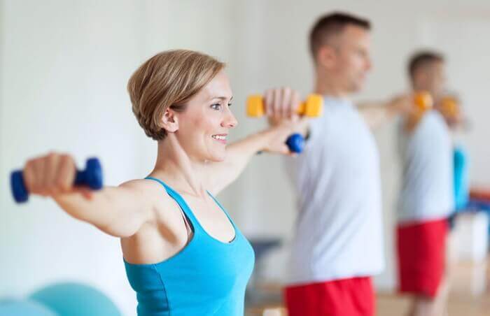 Dumbbell side lateral raise