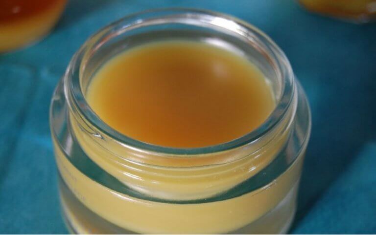 Bee's wax and almond oil makeup remover
