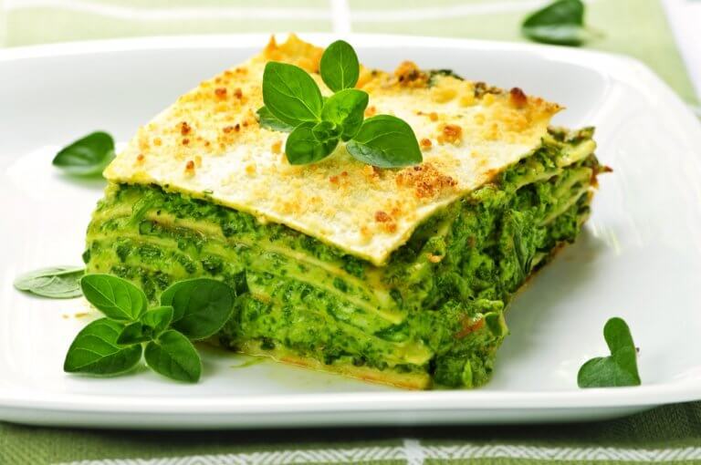 Protein spinach wrap