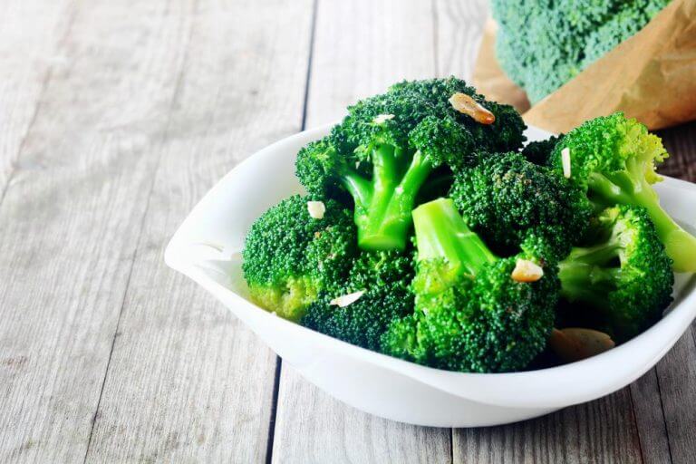 This is a plate full of broccoli.