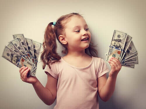 A child with Rich Kid Syndrome.