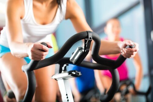 woman exercising
