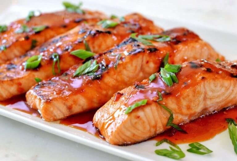 Salmon and other fish
