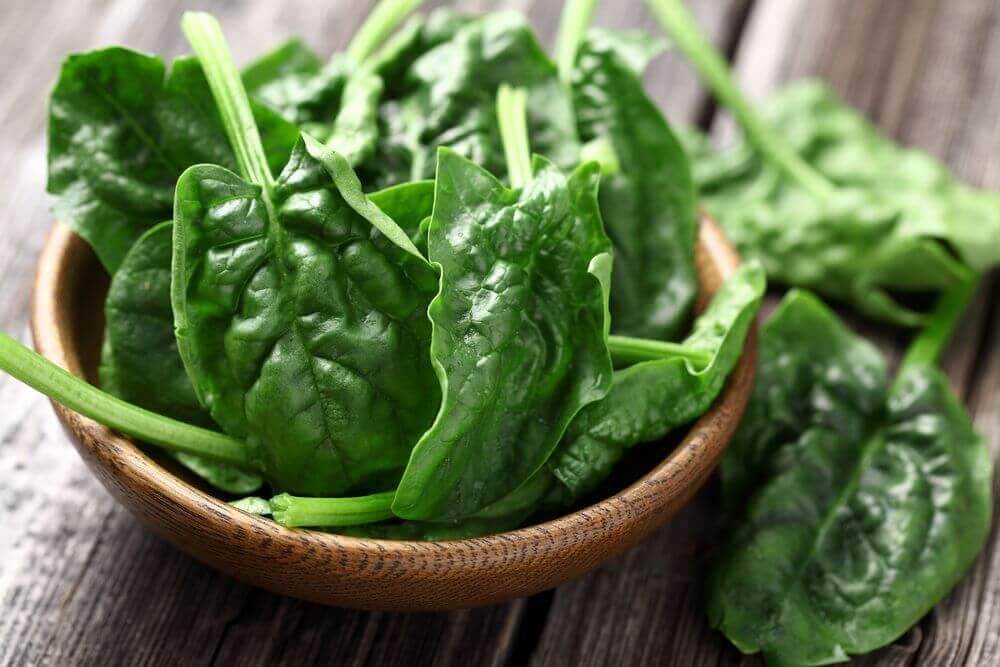 Fight hair loss with spinach
