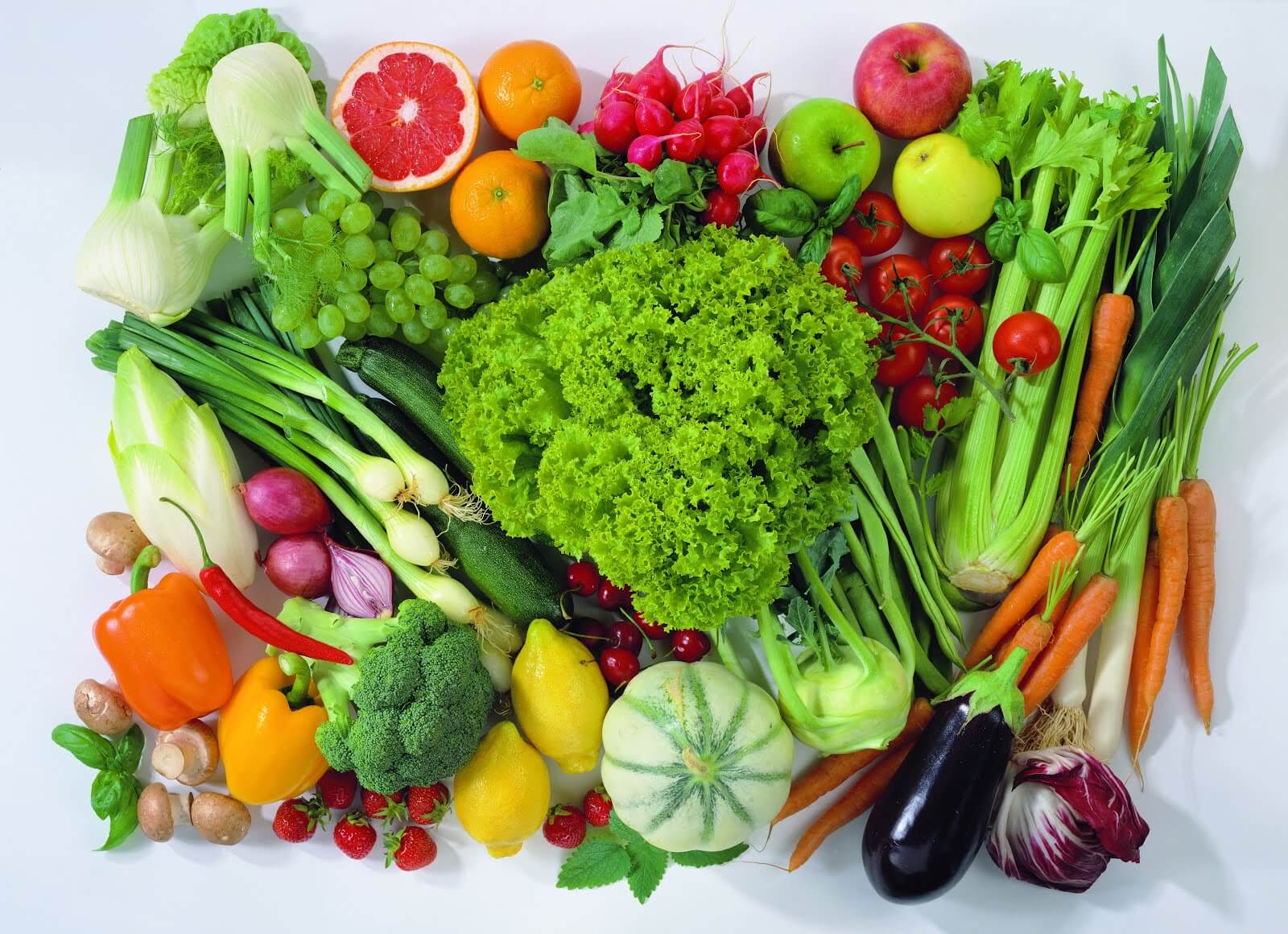 all kinds of vegetables