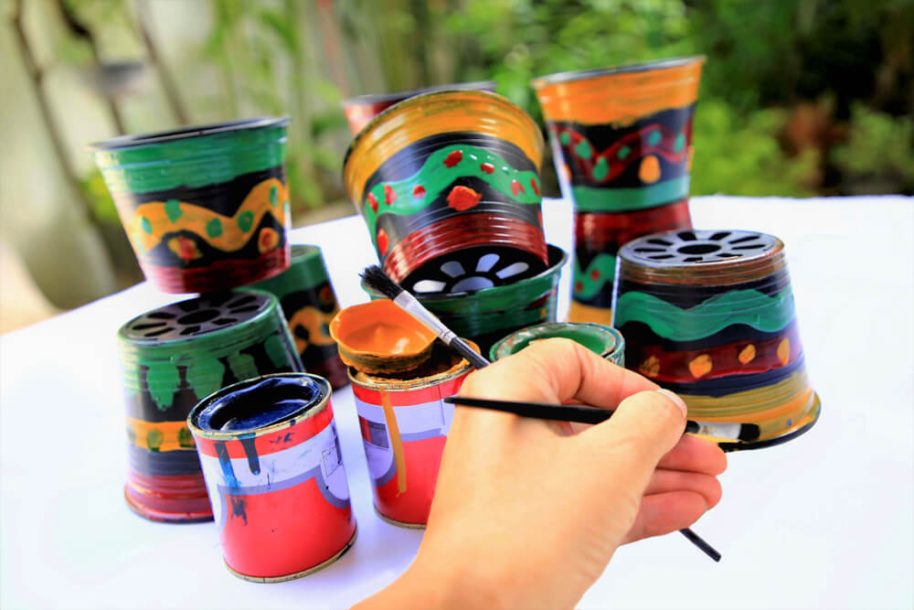 Make These Beautiful Plant Pots Using Recycled Materials Step To Health