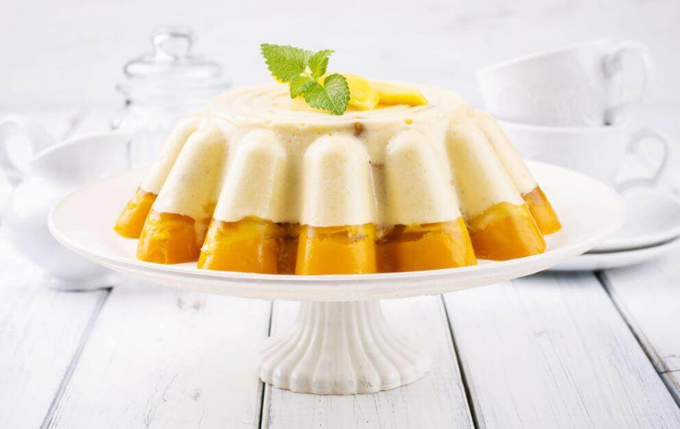 Bicolor Gelatine mit Mango "width =" 991 "height =" 625 "/> </figure>
<p> <span style=