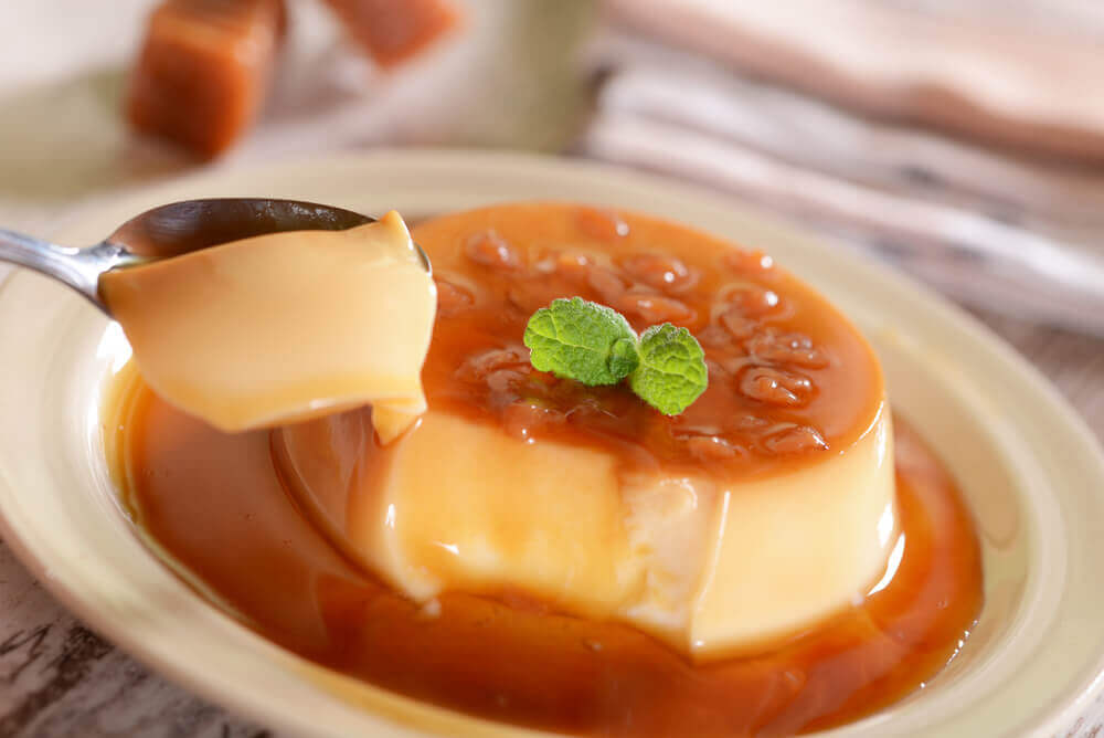 Coconut flan