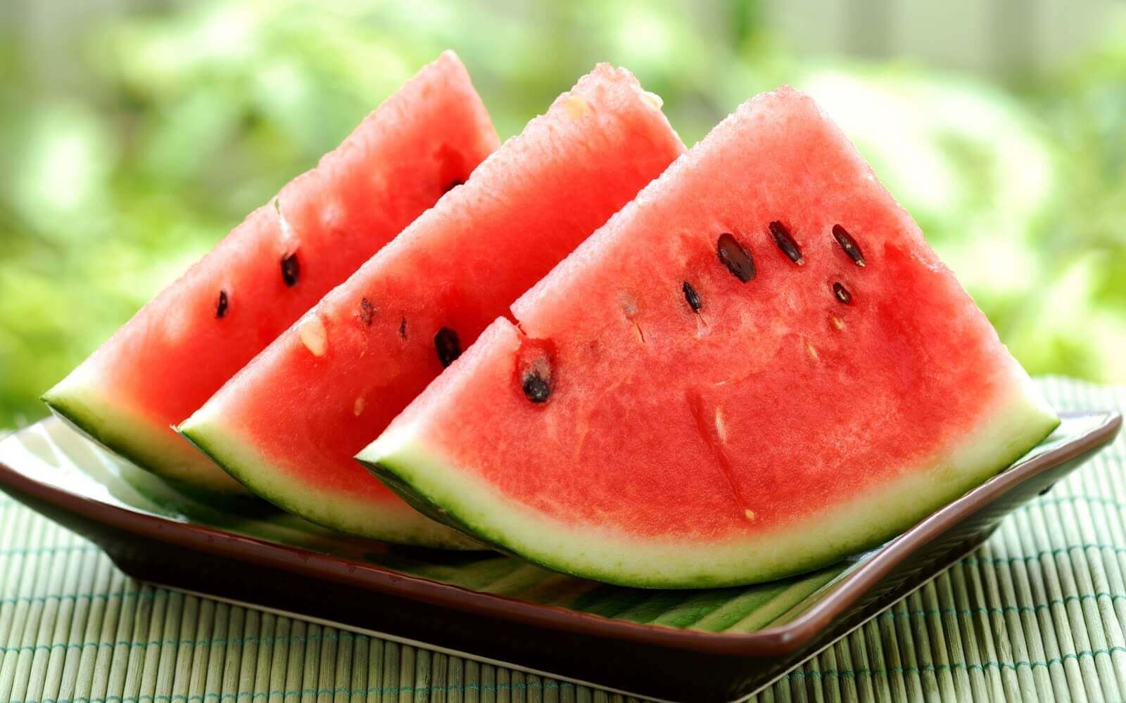 Watermelon slices.