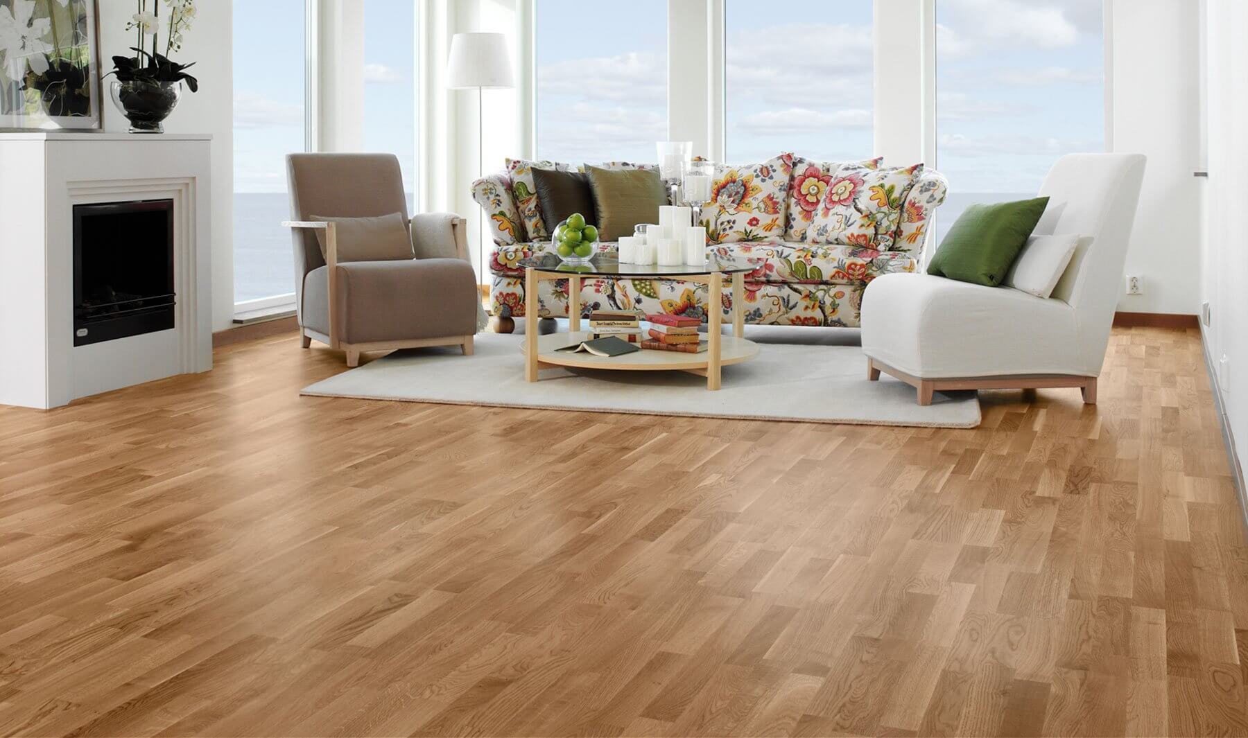 Clean hard wood floors