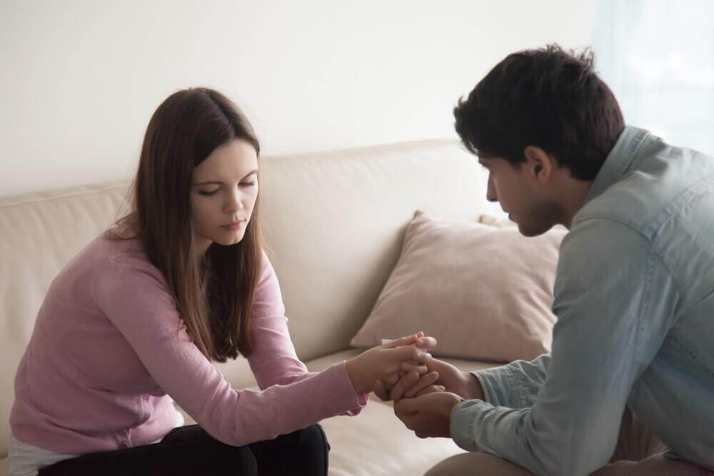 couple having a difficult conversation