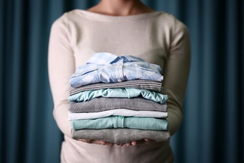 Leave your clothes folded or hung on a rack