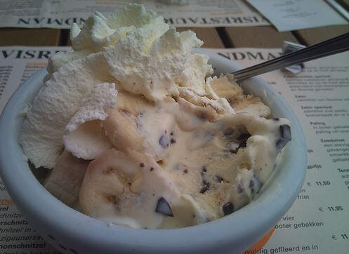 Homemade Oreo ice cream