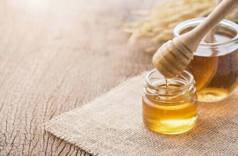 Some honey.