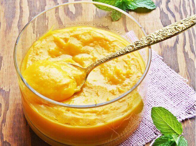 Recipe 1: mango and apple puree