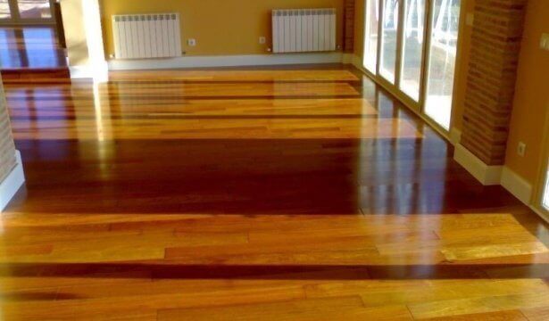 Ceramic tile flooring