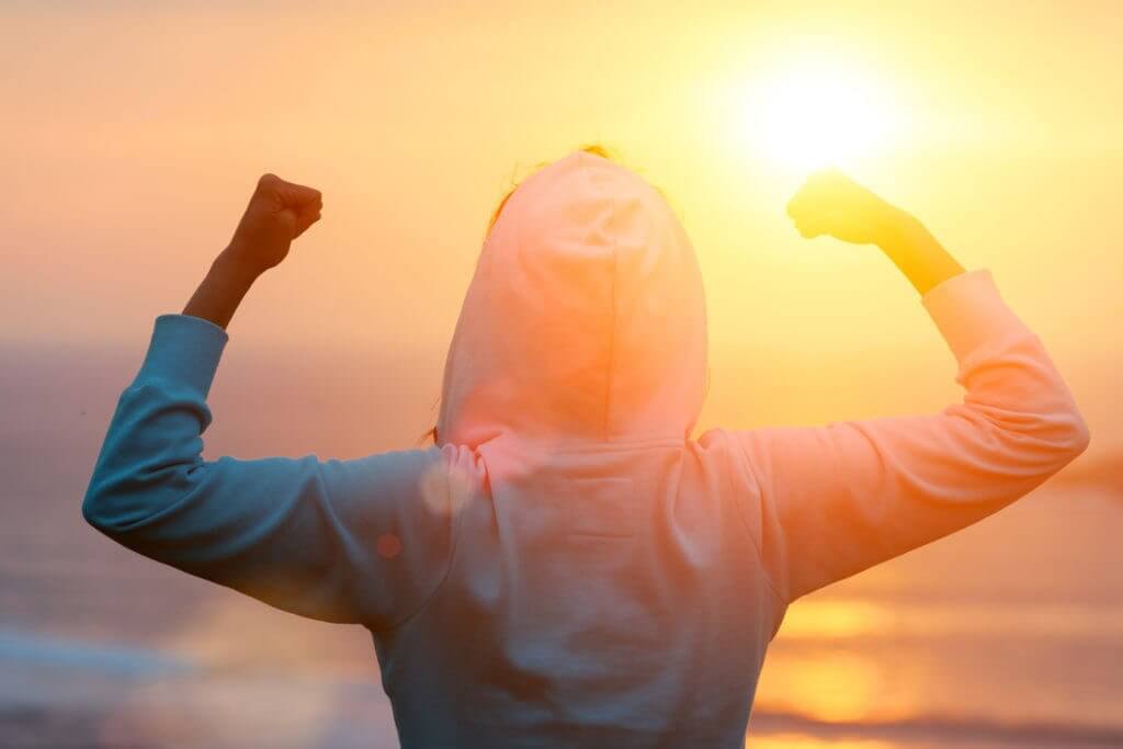 Person who has overcome an emotional break-up