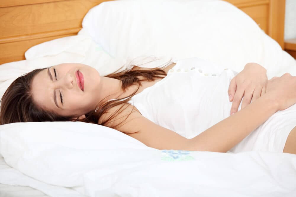 Woman with kidney stones