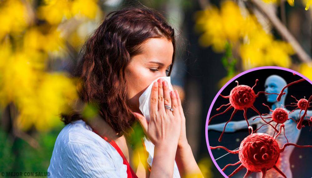woman with a virus