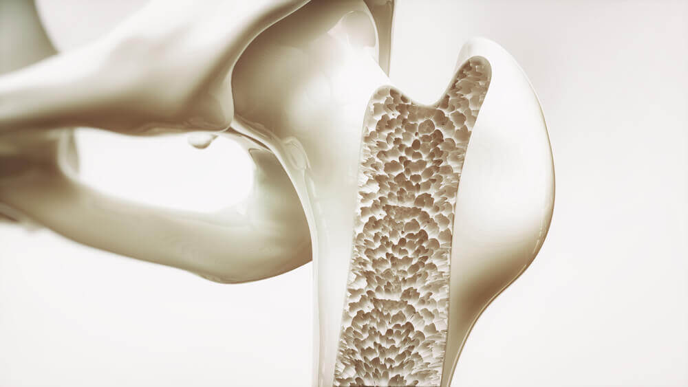 A graph showing bone density.